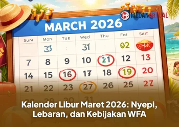 Kalender Libur Maret 2026: Nyepi, Lebaran, dan Kebijakan WFA