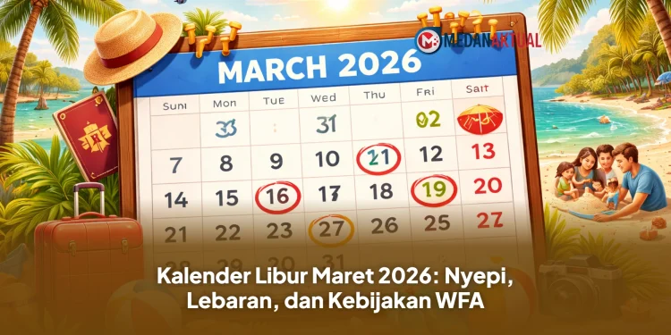 Kalender Libur Maret 2026: Nyepi, Lebaran, dan Kebijakan WFA