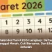 Kalender Maret 2026 Lengkap: Daftar Tanggal Merah, Cuti Bersama, Dan Libur Sekolah