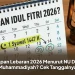 Kapan Lebaran 2026 Menurut NU Dan Muhammadiyah? Cek Tanggalnya
