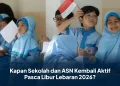 Kapan Sekolah dan ASN Kembali Aktif Pasca Libur Lebaran 2026?