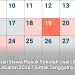 Kapan Siswa Masuk Sekolah Usai Libur Lebaran 2026? Simak Tanggalnya