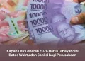 Kapan THR Lebaran 2026 Harus Dibayar? Ini Batas Waktu dan Sanksi bagi Perusahaan