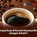 Tips Melatih Lidah Menikmati Kopi Pahit Tanpa Gula