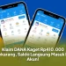 Klaim DANA Kaget Rp410.000 Sekarang, Saldo Langsung Masuk ke Akun!