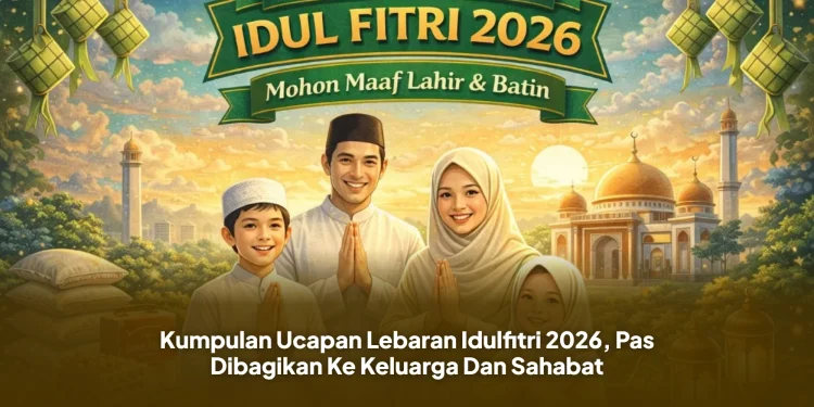 Kumpulan Ucapan Lebaran Idulfitri 2026, Pas Dibagikan Ke Keluarga Dan Sahabat