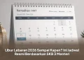Libur Lebaran 2026 Sampai Kapan? Ini Jadwal Resmi Berdasarkan SKB 3 Menteri