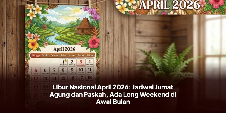 Libur Nasional April 2026: Jadwal Jumat Agung dan Paskah, Ada Long Weekend di Awal Bulan
