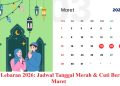 Libur Lebaran 2026: Jadwal Tanggal Merah & Cuti Bersama Maret