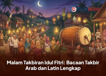 Malam Takbiran Idul Fitri: Bacaan Takbir Arab dan Latin Lengkap