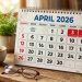 Daftar Libur Nasional dan Cuti Bersama April 2026