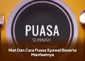 Niat Dan Cara Puasa Syawal Beserta Manfaatnya
