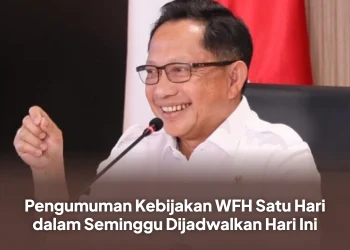 Pengumuman Kebijakan WFH Satu Hari dalam Seminggu Dijadwalkan Hari Ini