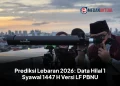 Prediksi Lebaran 2026: Data Hilal 1 Syawal 1447 H Versi LF PBNU