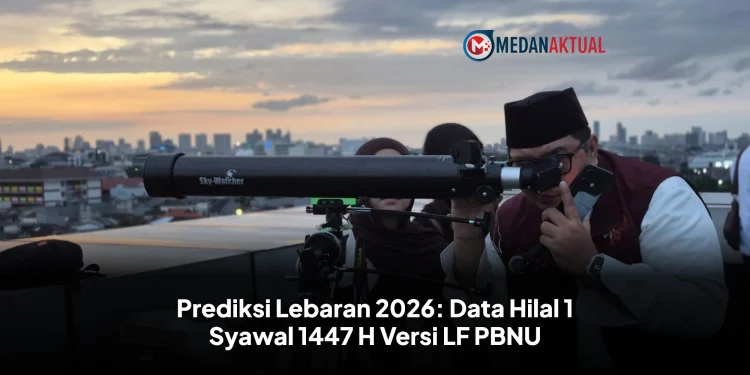 Prediksi Lebaran 2026: Data Hilal 1 Syawal 1447 H Versi LF PBNU