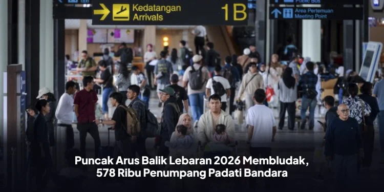Puncak Arus Balik Lebaran 2026 Membludak, 578 Ribu Penumpang Padati Bandara
