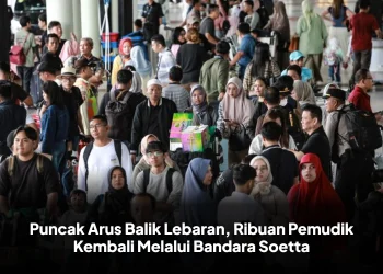 Puncak Arus Balik Lebaran, Ribuan Pemudik Kembali Melalui Bandara Soetta