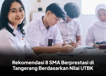 Rekomendasi 8 SMA Berprestasi di Tangerang Berdasarkan Nilai UTBK