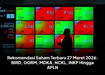Rekomendasi Saham Terbaru 27 Maret 2026: BIRD, GGRM, MDKA, NCKL, INKP Hingga APLN