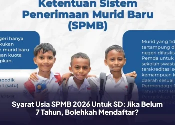 Syarat Usia SPMB 2026 Untuk SD: Jika Belum 7 Tahun, Bolehkah Mendaftar?