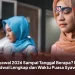 Syawal 2026 Sampai Tanggal Berapa? Ini Jadwal Lengkap dan Waktu Puasa Syawal