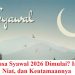 Kapan Puasa Syawal 2026 Dimulai? Ini Jadwal, Niat, dan Keutamaannya