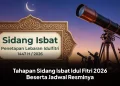 Tahapan Sidang Isbat Idul Fitri 2026 Beserta Jadwal Resminya
