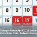 Tanggal Merah April 2026 Sudah Ditetapkan, Catat Jadwal Liburnya