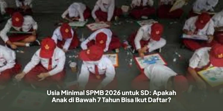 Usia Minimal SPMB 2026 untuk SD: Apakah Anak di Bawah 7 Tahun Bisa Ikut Daftar?