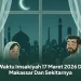 Waktu Imsakiyah 17 Maret 2026 Di Makassar Dan Sekitarnya