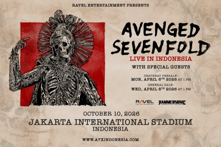 Avenged Sevenfold Bakal Manggung di Jakarta, Ini Info Tiket dan Tanggalnya