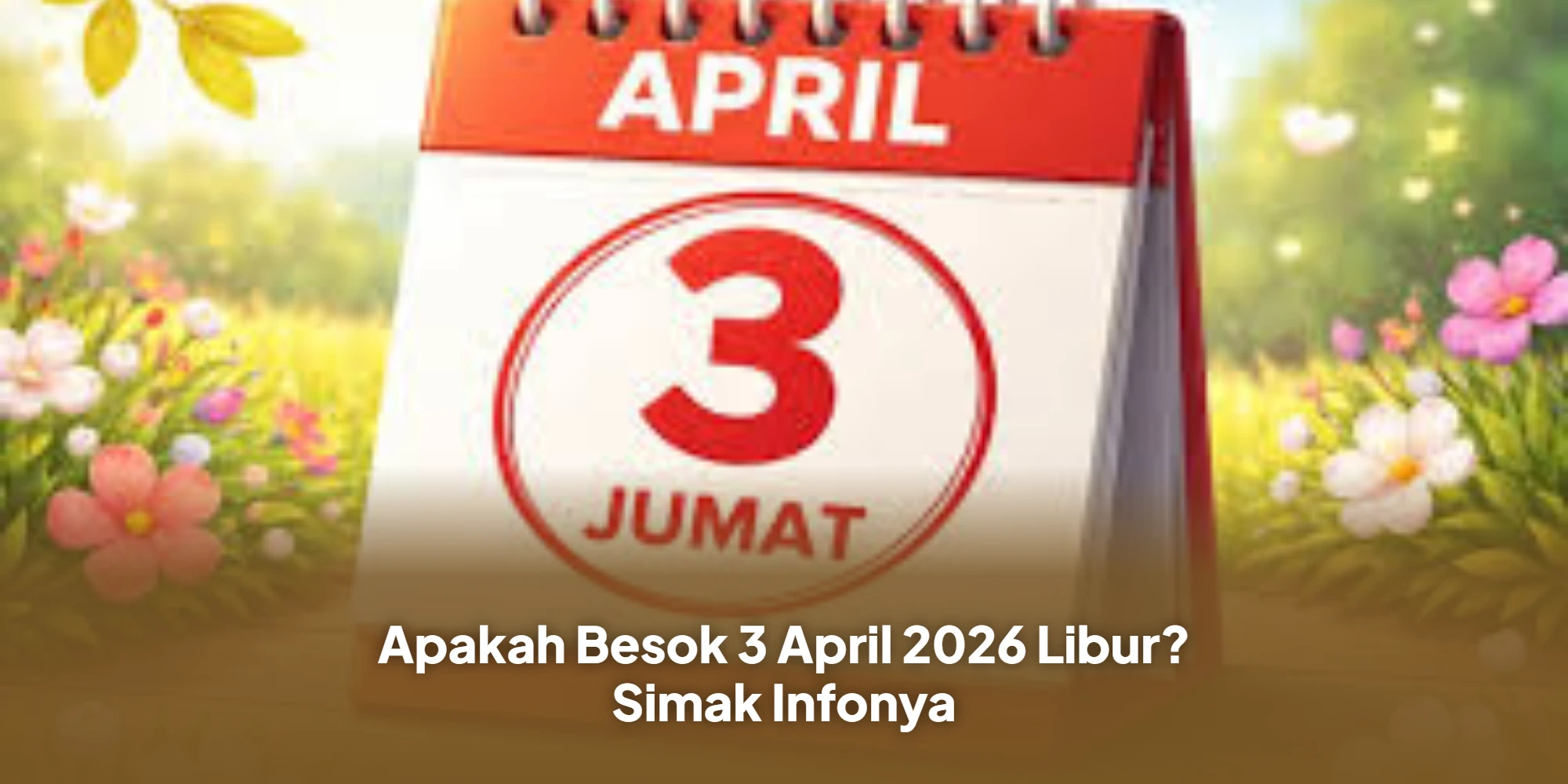 Apakah Besok 3 April 2026 Libur? Simak Infonya