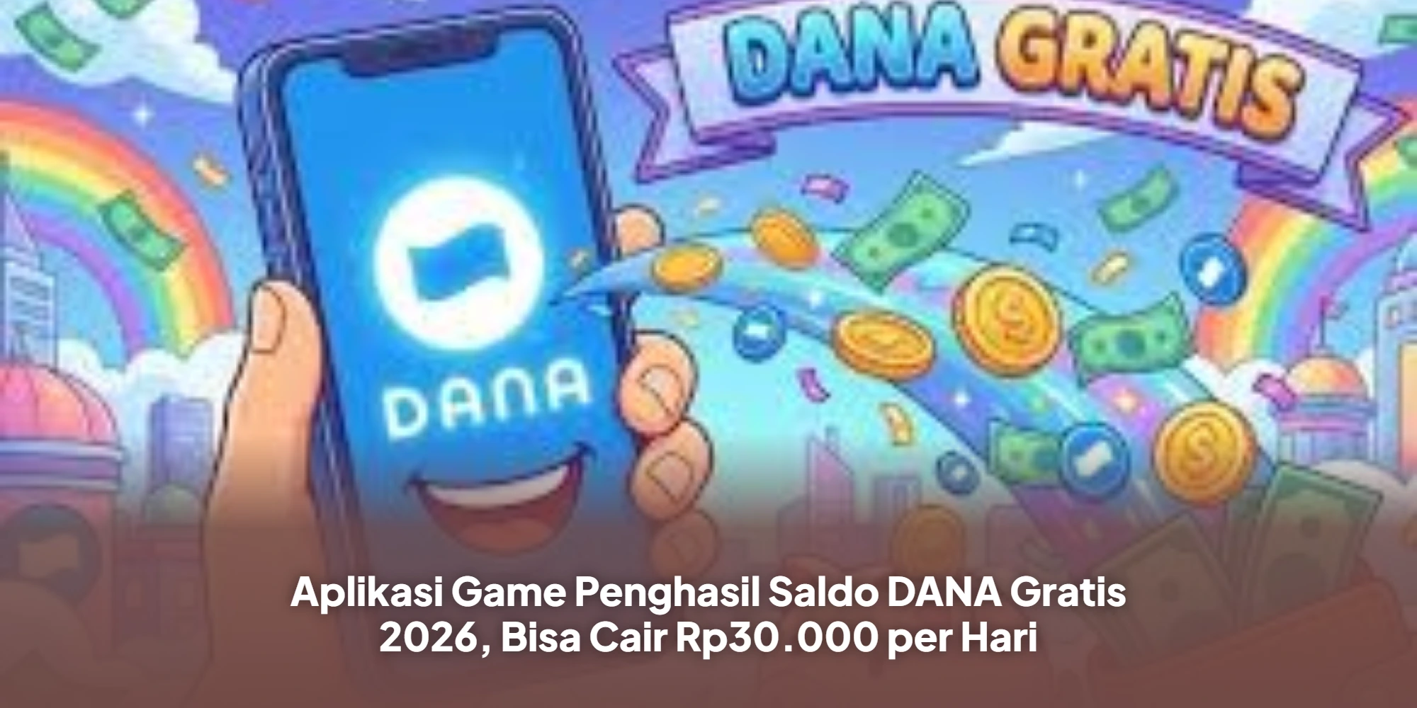 Aplikasi Game Penghasil Saldo DANA Gratis 2026, Bisa Cair Rp30.000 per Hari