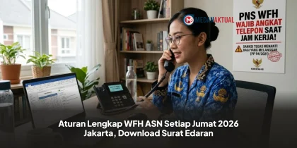 Aturan Lengkap WFH ASN Setiap Jumat 2026 Jakarta, Download Surat Edaran