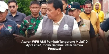 Aturan WFH ASN Pemkab Tangerang Mulai 10 April 2026, Tidak Berlaku untuk Semua Pegawai