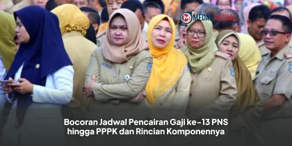 Bocoran Jadwal Pencairan Gaji ke-13 PNS hingga PPPK dan Rincian Komponennya