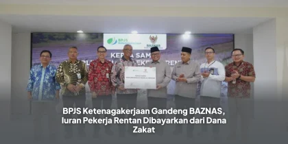 BPJS Ketenagakerjaan Gandeng BAZNAS, Iuran Pekerja Rentan Dibayarkan dari Dana Zakat