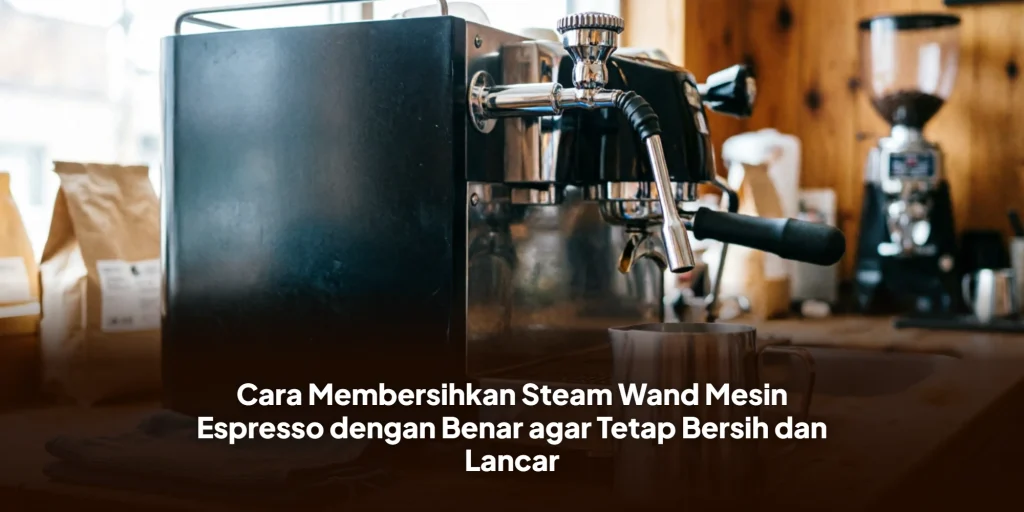 Cara Membersihkan Steam Wand Mesin Espresso dengan Benar agar Tetap Bersih dan Lancar