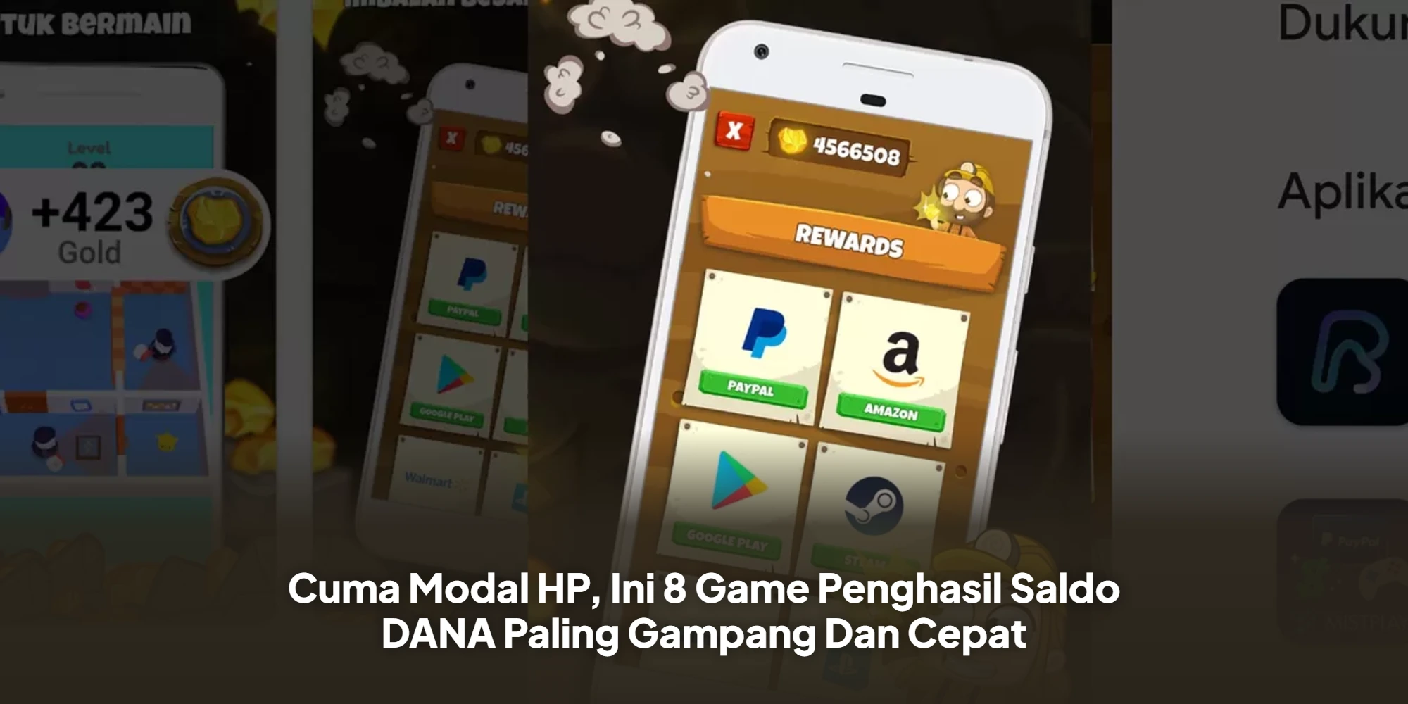 Cuma Modal HP, Ini 8 Game Penghasil Saldo DANA Paling Gampang Dan Cepat