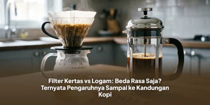 Filter Kertas vs Logam: Beda Rasa Saja? Ternyata Pengaruhnya Sampai ke Kandungan Kopi