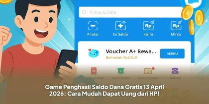 Game Penghasil Saldo Dana Gratis 13 April 2026: Cara Mudah Dapat Uang dari HP!