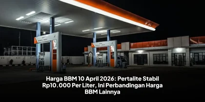 Harga BBM 10 April 2026: Pertalite Stabil Rp10.000 Per Liter, Ini Perbandingan Harga BBM Lainnya