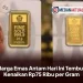 Harga Emas Antam Hari Ini Tembus Kenaikan Rp75 Ribu per Gram