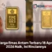 Harga Emas Antam Terbaru 18 April 2026 Naik, Ini Rinciannya