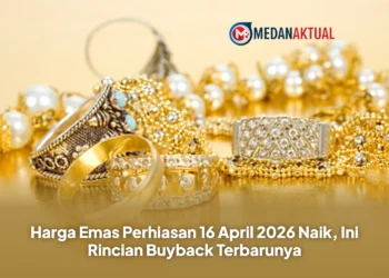 Harga Emas Perhiasan 16 April 2026 Naik, Ini Rincian Buyback Terbarunya