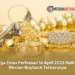 Harga Emas Perhiasan 16 April 2026 Naik, Ini Rincian Buyback Terbarunya