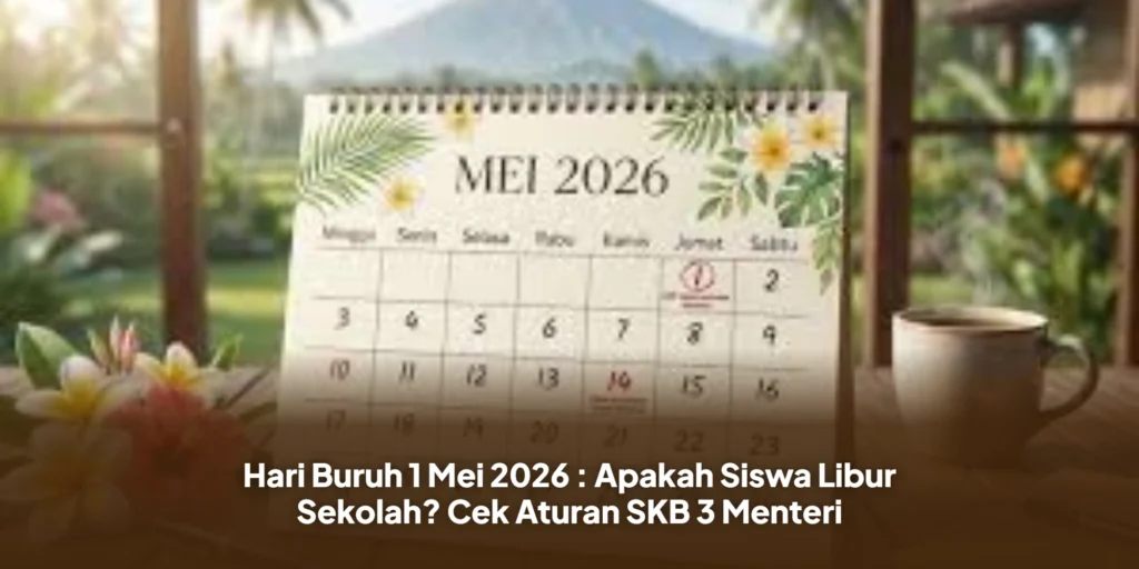 Hari Buruh 1 Mei 2026 : Apakah Siswa Libur Sekolah? Cek Aturan SKB 3 Menteri