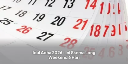 Idul Adha 2026 : Ini Skema Long Weekend 6 Hari