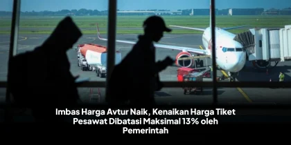 Imbas Harga Avtur Naik, Kenaikan Harga Tiket Pesawat Dibatasi Maksimal 13% oleh Pemerintah