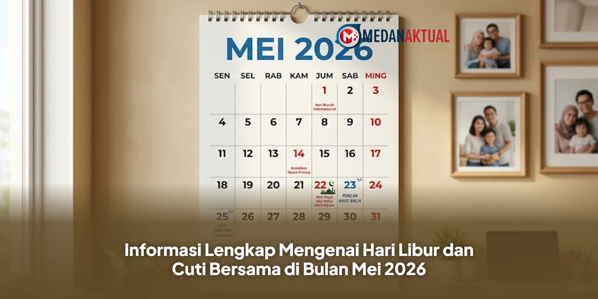 Informasi Lengkap Mengenai Hari Libur dan Cuti Bersama di Bulan Mei 2026